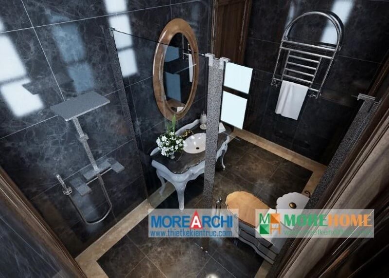 Thiết kế phòng tắm biệt thự